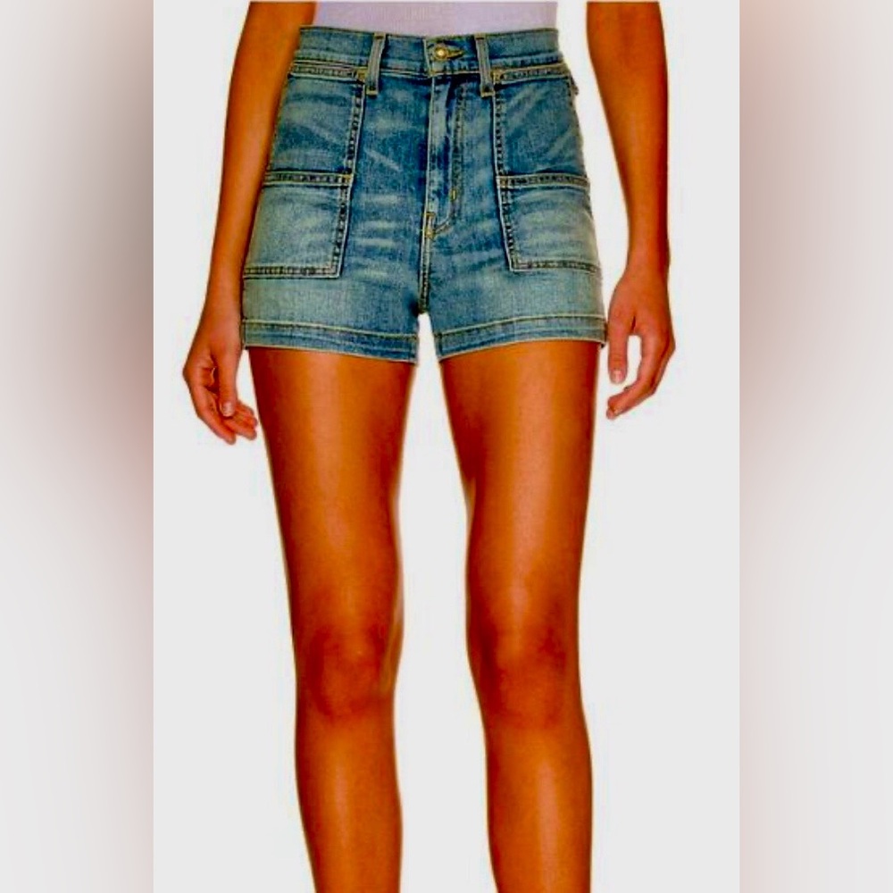 NWT Nili Lotan Livie Denim Shorts Women’s Size 28